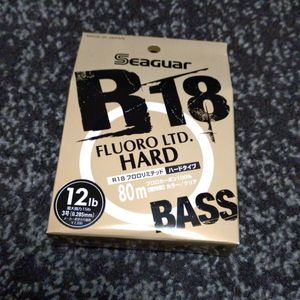 シーガー R18 フロロリミテッドハード BASS 3号 80m（クリア）同梱可