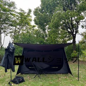 テント 1-2人用 広い前室 ツーリング コンパクト BCポリコットン素材 軽量 通気 簡単設営