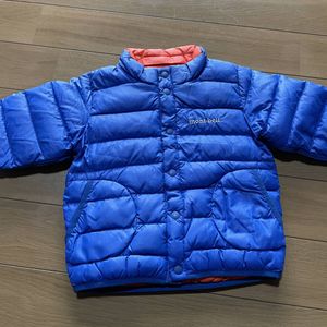 O-8　モンベル　サイズ90！ボタン　ダウン（90％）　リバーシブルJKT