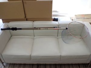 Daiwa ダイワ 磯玉の柄 50 DAIWA CARBO WHISKER タモ網 折り畳み式網付