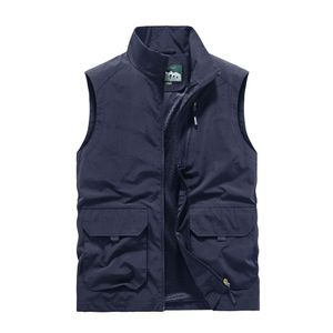 ☆ ブルー ☆ XXLサイズ ☆ 防風ベスト pdvest04 ナイロン ベスト 防風 夏 前開き メンズ