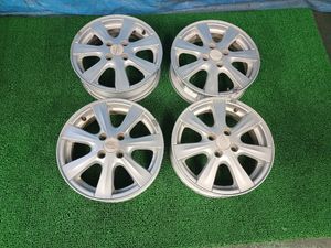 339071★スバル純正OP R1？ R2？★15x4.5J +45 4H 100 PCD★15インチ アルミホイール 4本