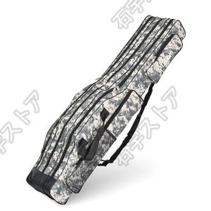 釣り用バッグ フィッシングバッグ ポータブル 釣りロッド 釣り竿 ツール収納袋 ロッドケ