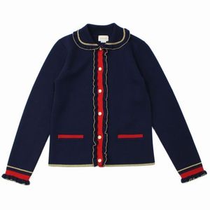 GUCCI グッチ KIDS キッズ フリルカーディガン 12 ネイビー