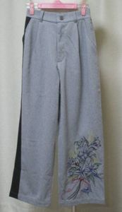 【格安！☆Scolar/スカラー*IS　ヘリンボーン柄パンツ　280 チャコール】