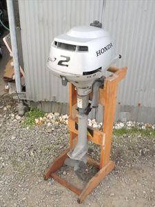 ジャンク/大阪発☆HONDA/ホンダ☆4スト 小型船舶用 エンジン船外機 空冷式☆BZBF 管N2883