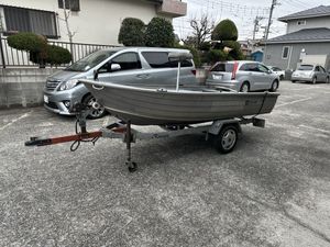 アルミボート　トレーラーセット　Ｖハル 軽トレーラー　ウィザード　東京足立区