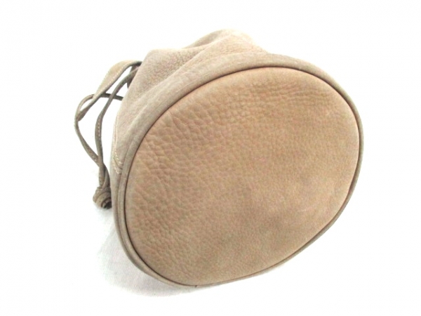 コーチ ショルダーバッグ 4931 ベージュ 巾着型 ヌバック COACH