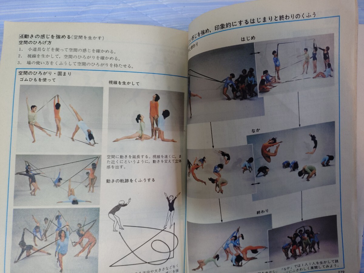 中学体育実技 学研 大修館書店 1981(昭和56)年 山梨県版：レオタード