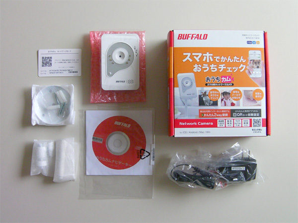 ほぼ新品 Buffalo ネットワークカメラ 「WNC01WH」