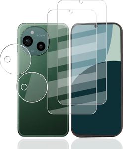 2300146 対応AQUOS Sense 10 /AQUOS sense9 SH-53E SHG14用のガラスフィルム 1枚+ レンズ