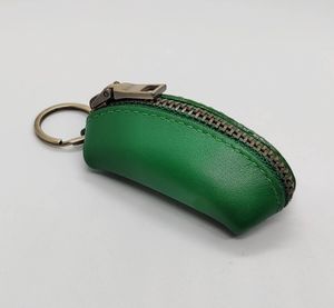  コインケース　小銭入れ 　財布 小物入れ メンズ 本革 レザー カラー グリーン 　キーリ
