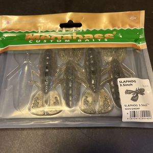 メガバス スラップホッグ　3.5インチ　ネオンシュリンプ　MEGABASS SLAP HOG 4本