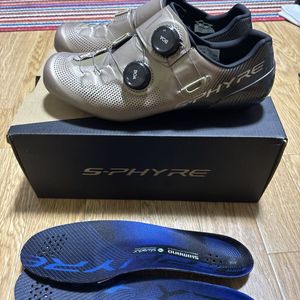 超美品　SHIMANO S-PHYRE SH-RC903S 限定カラー　シャンパーニュ　40ワイド　SUPERfeetカ