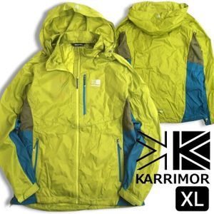 Karrimor カリマー 新品 軽量 撥水 ナイロン フード付 ジップアップ ジャケット 登山 1KA