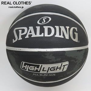 SPALDING/スポルティング HIGH LIGHT ALL SURFACE バスケットボール SIZE7 ケース付 /080