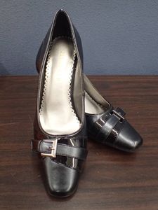 新品未使用 ELLE PLANETE エル プラネット PTL064 BLA ブラック 22.5cm パンプス 黒 レデ