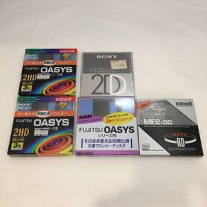 F020502◎【未使用・未開封】フロッピーディスク まとめ 5点（11枚）SONY FUJITSU Maxell