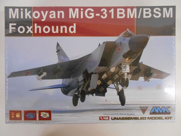 未開封 AMK 1/48 Mikoyan MiG-31BM フォックスハウンド