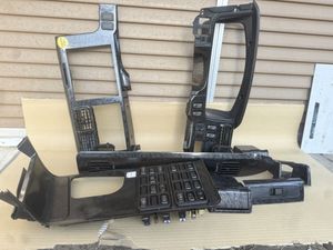 Y46希少現品限り 純正三菱ふそう スーパーグレートインテリアパネル内装パネル 黒木目調