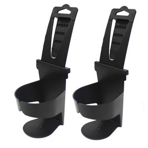 【送料無料】2個 左右 ドア マウントドリンクホルダー ブラック 黒 ヘッドレスト 吊り下
