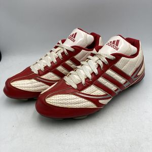 Y849 adidas アディダス 野球 スパイク シューズ US8 26cm レッド ホワイト