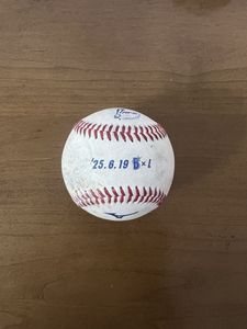 2025年6月19日横浜DeNAベイスターズvs埼玉西武ライオンズ試合球 NPB 実使用試合球