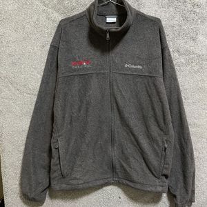【G赤】 Columbia コロンビア フリースジャケット サイズXL グレー 灰色 メンズ トップス