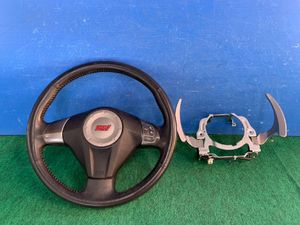 インプレッサ　GRS　STI　ステアリング　ハンドル　パドルシフト付［S/16540］
