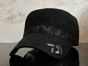 【未使用品】705KF クール★Daiwa ダイワ ワーク キャップ クールなブラックコットンキル
