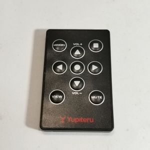 Yupiteru ユピテル レーダー探知機用？リモコン 赤文字 9ボタン 中古 クリック 送料無料