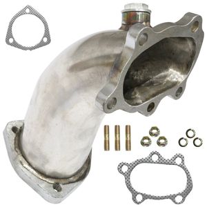 日産 シルビア SR20DET ターボ アウトレット パイプ S14 S15 75φ 75mm 大型 O2センサー