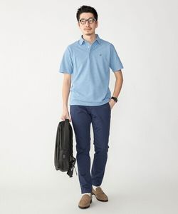 「SHIPS」 半袖ポロシャツ LARGE ブルー メンズ