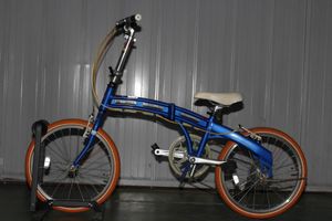 ☆40☆USED☆動作美品☆DOPPEL GANGER 208 BlueGate 20インチ 7速 アルミ 折り畳み自転車