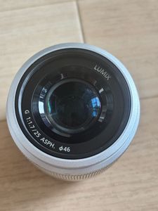 Panasonic パナソニック LUMIX G 25mm F1.7 ASPH. シルバー H-H025 単焦点レンズ