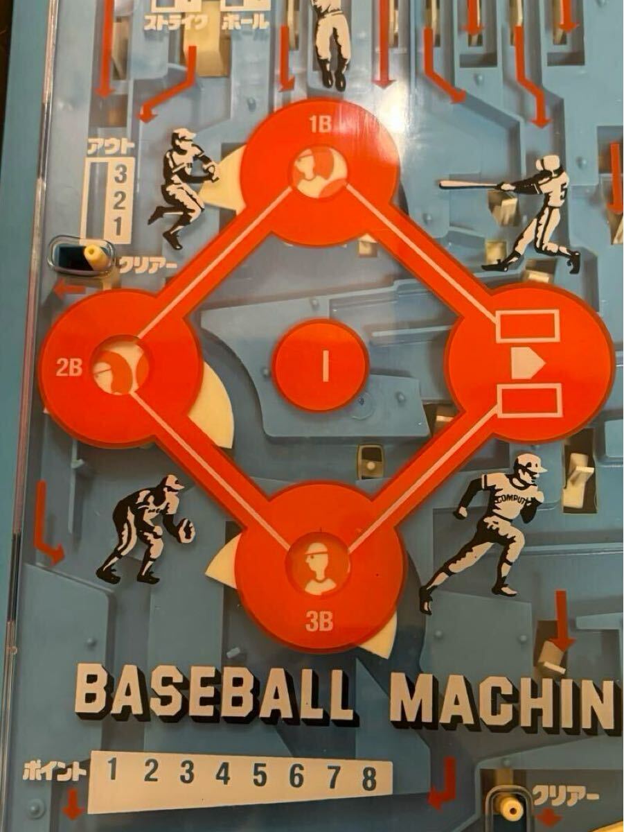 超希少 エポック社 ベースボールマシン 箱付き 長期保管品 野球盤