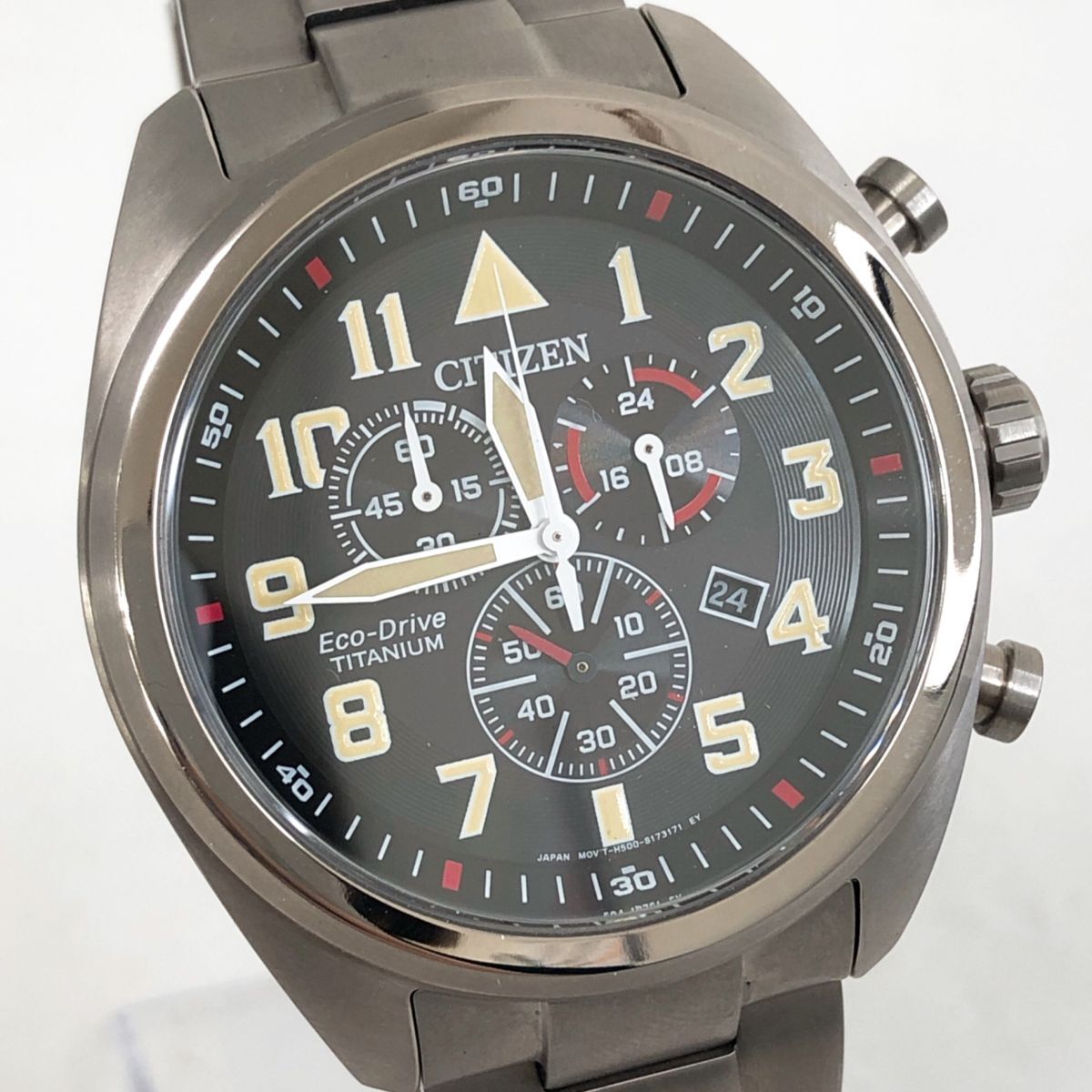 超美品 CITIZEN シチズン Eco-Drive エコドライブ 腕時計 AT2480-81E