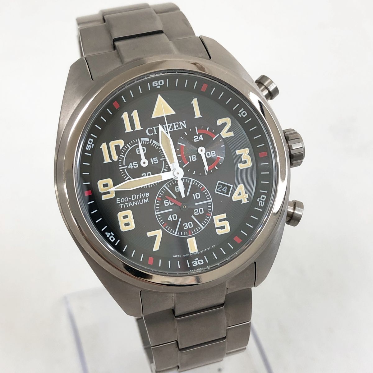 CITIZEN Eco-Drive クロノグラフ 腕時計 超美品 シチズン エコドライブ