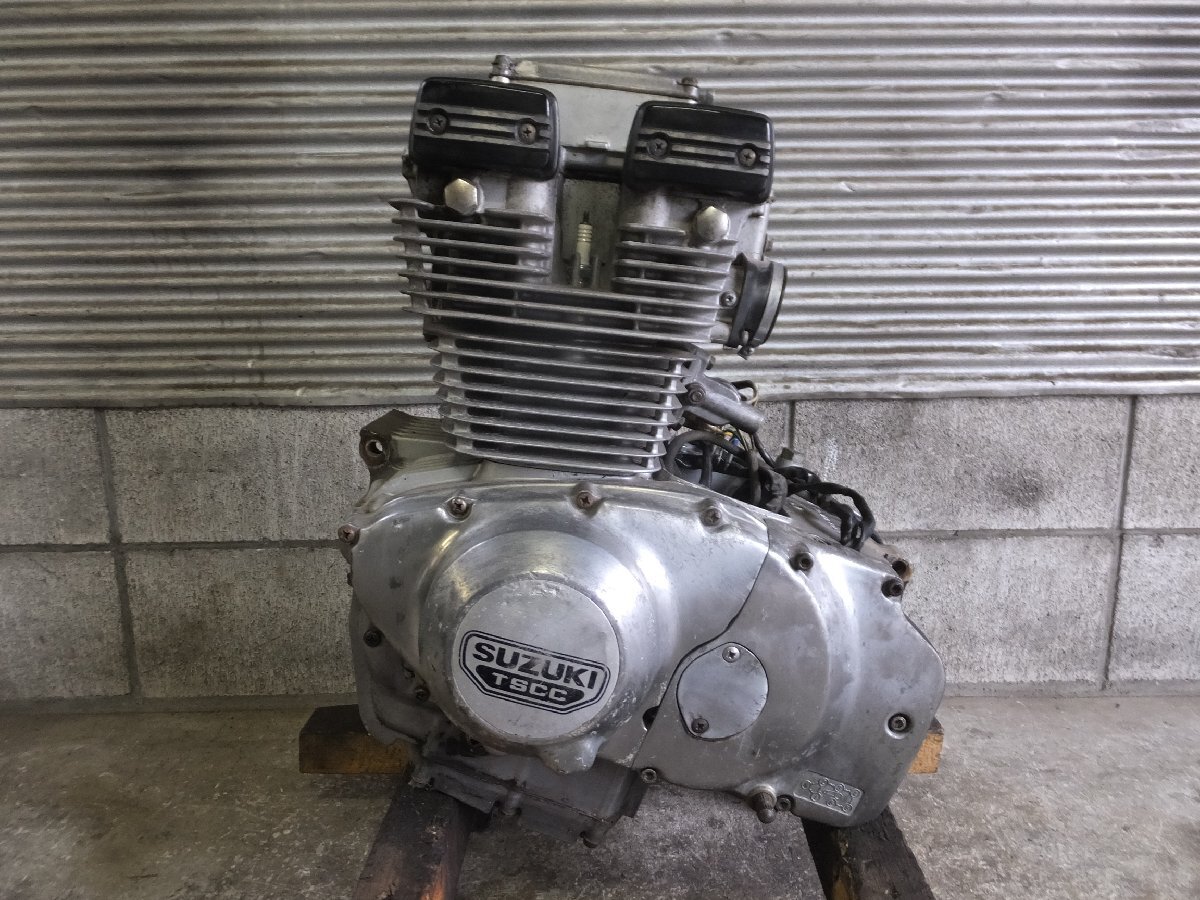 SUZUKI　GSX450E　エンジン　GSX400E　GSX250E GSX400E ザリ 純正 当時物 実動エンジン 【動画あり】 SUZUKI 絶版旧車