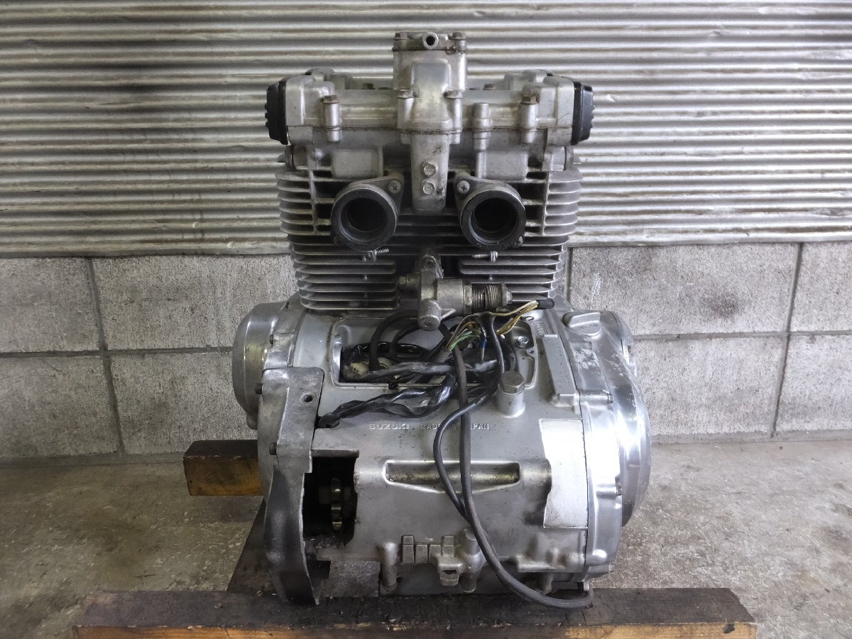 SUZUKI　GSX450E　エンジン　GSX400E　GSX250E GSX400E ザリ 純正 当時物 実動エンジン 【動画あり】 SUZUKI 絶版旧車