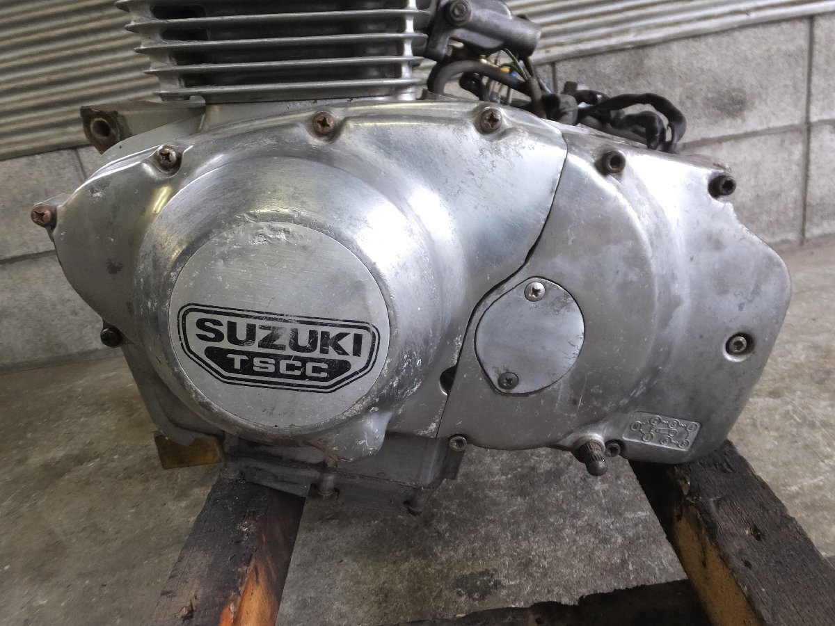 GSX400E ザリ 純正 当時物 実動エンジン 【動画あり】 SUZUKI 絶版旧車