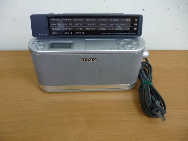 良品 SONY ICF-A100V FM/AM シンセサイザーラジオ