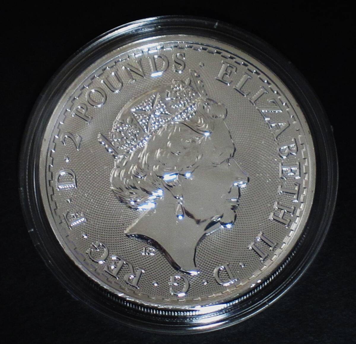 2023年】ブリタニア銀貨（エリザベス2世肖像）999ファインシルバー1