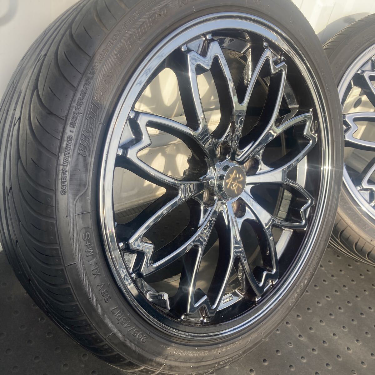 和道 桜 17インチ 7jj ET44 100 4穴 ナンカンNSⅡ205/45R17 88V