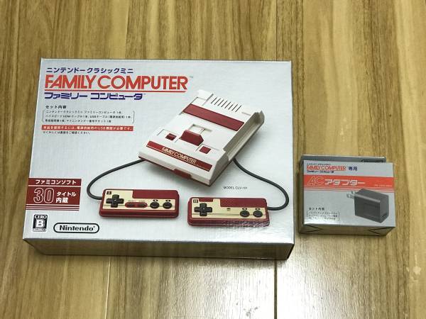 ★美品★ニンテンドークラシックミニ（アダプタ付き） ☆ニンテンドークラシックミニ本体☆アダプター付き☆美品