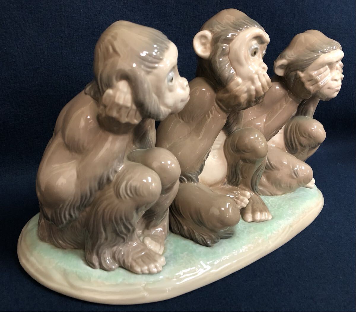 Lladro リヤドロ 7508 三匹の猿 限定150体 見ざる聞かざる言わざる THE