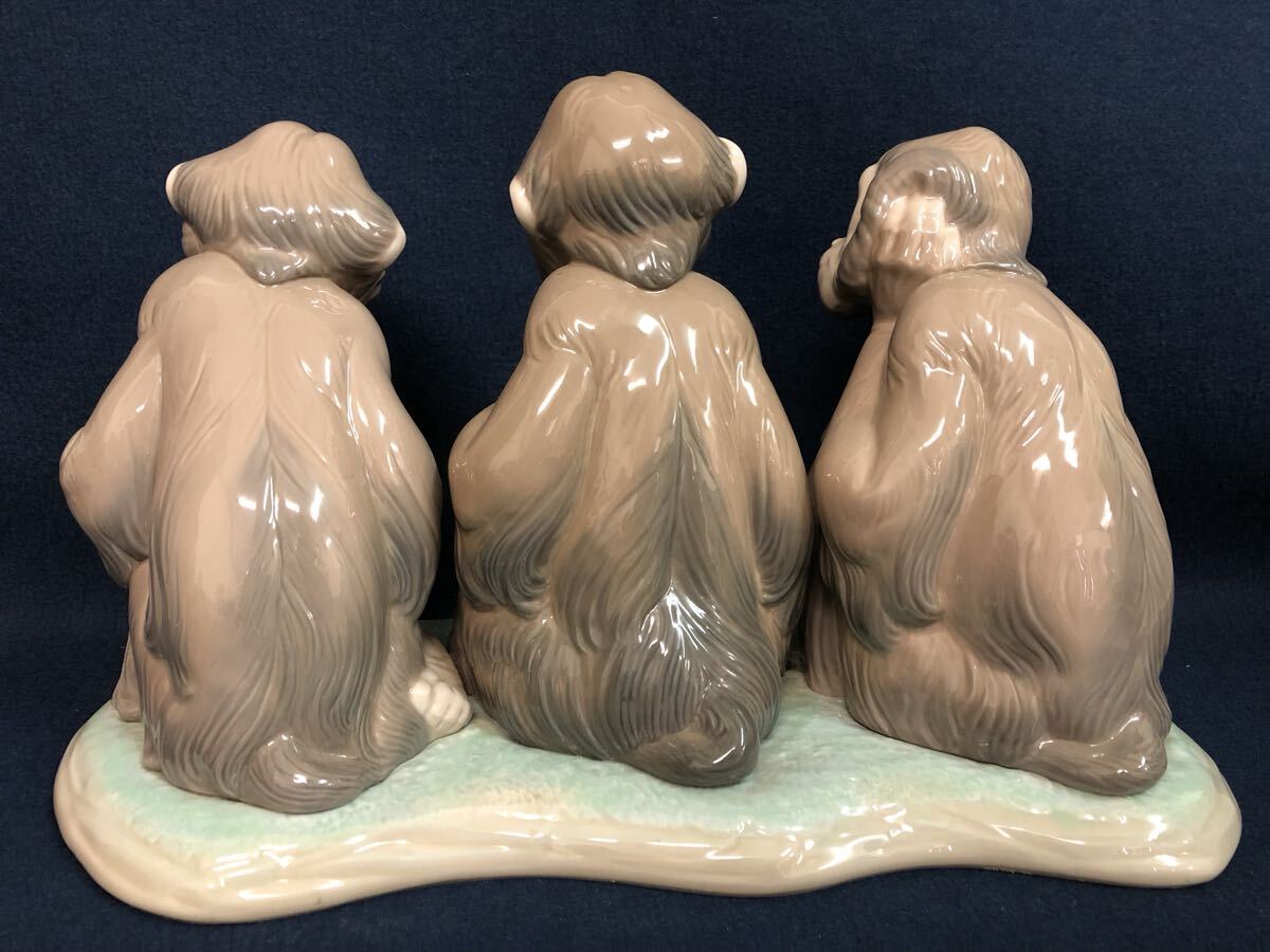 Lladro リヤドロ 7508 三匹の猿 限定150体 見ざる聞かざる言わざる THE