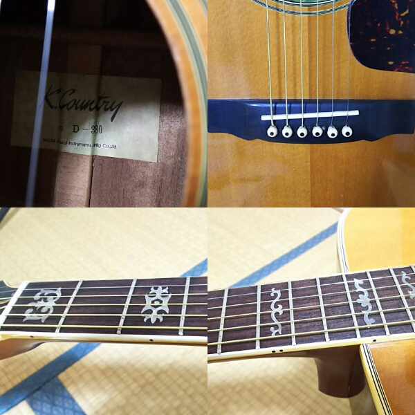 K.Country D-380 ギルドモデル アコースティックギター 春日楽器(本体