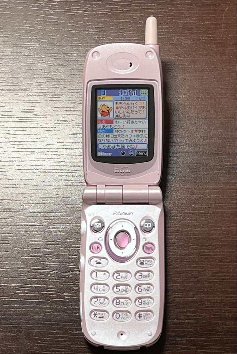 携帯 ガラケー モックアップ ドコモ N252i NEC 模型 展示品 見本