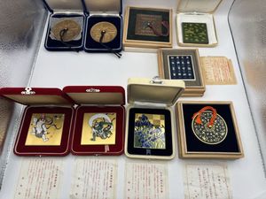 店舗クーポン メダル（文鎮） オリンピック 三井銀行 エキスポ 皇室
